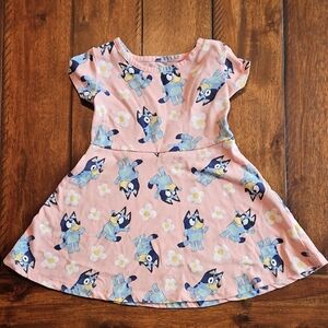 Adorable Cartoon Print Kids Dress